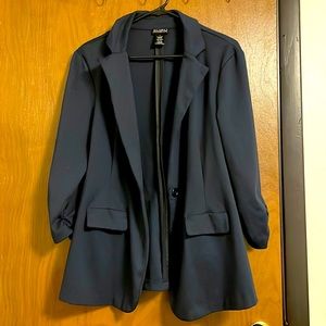 Dark blue over coat kinda